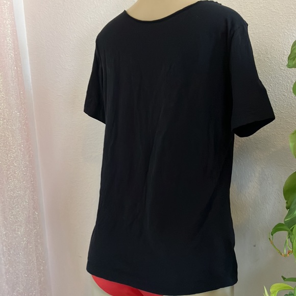 Shirt Black with Red White Blue Design Jack Daniel’s American Made and 3 Stars - Picture 7 of 7